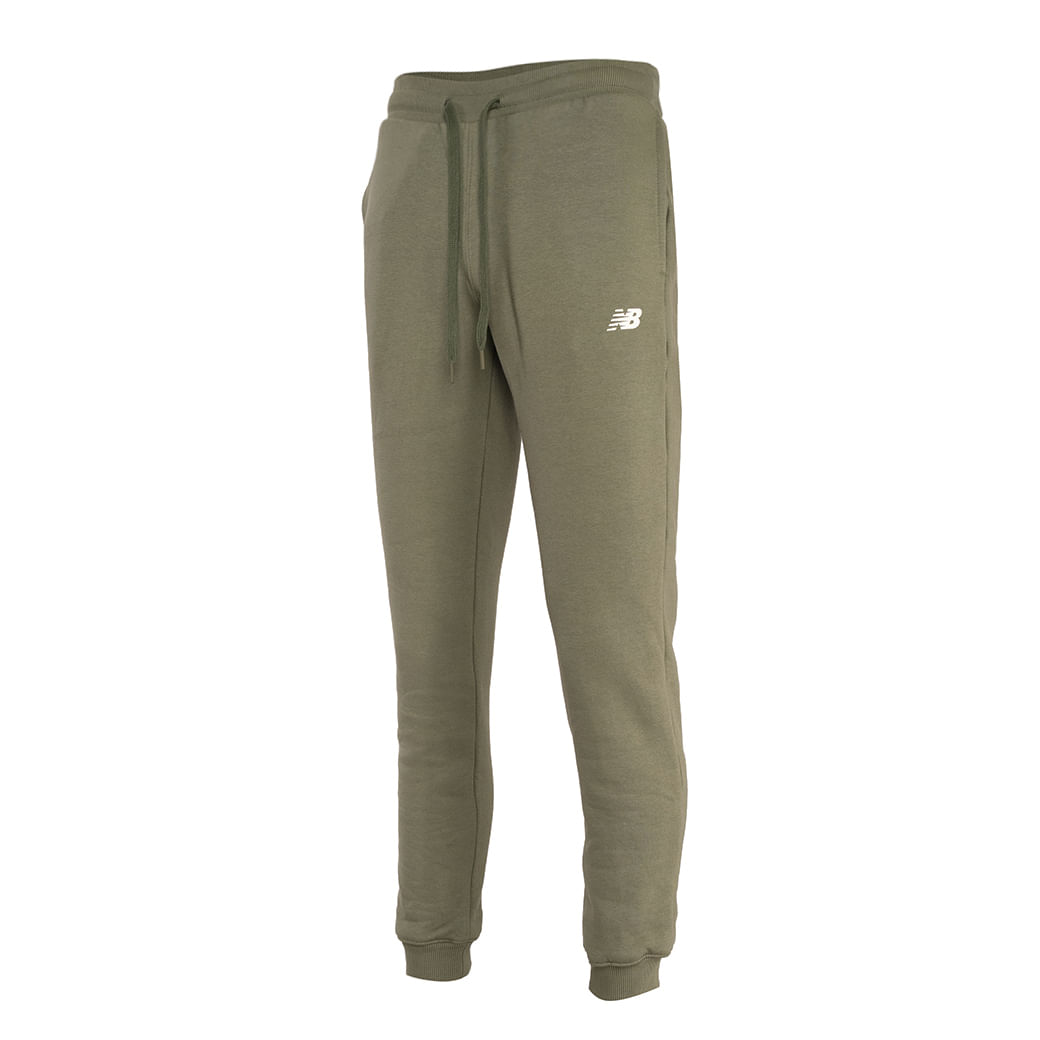 New Balance Calca MP03904B-OE Oliva Escuro Poliester -3-